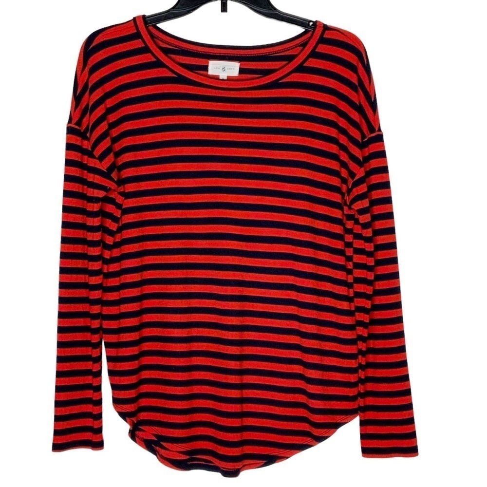 Lou & Grey stripe top with long sleeves. Size S